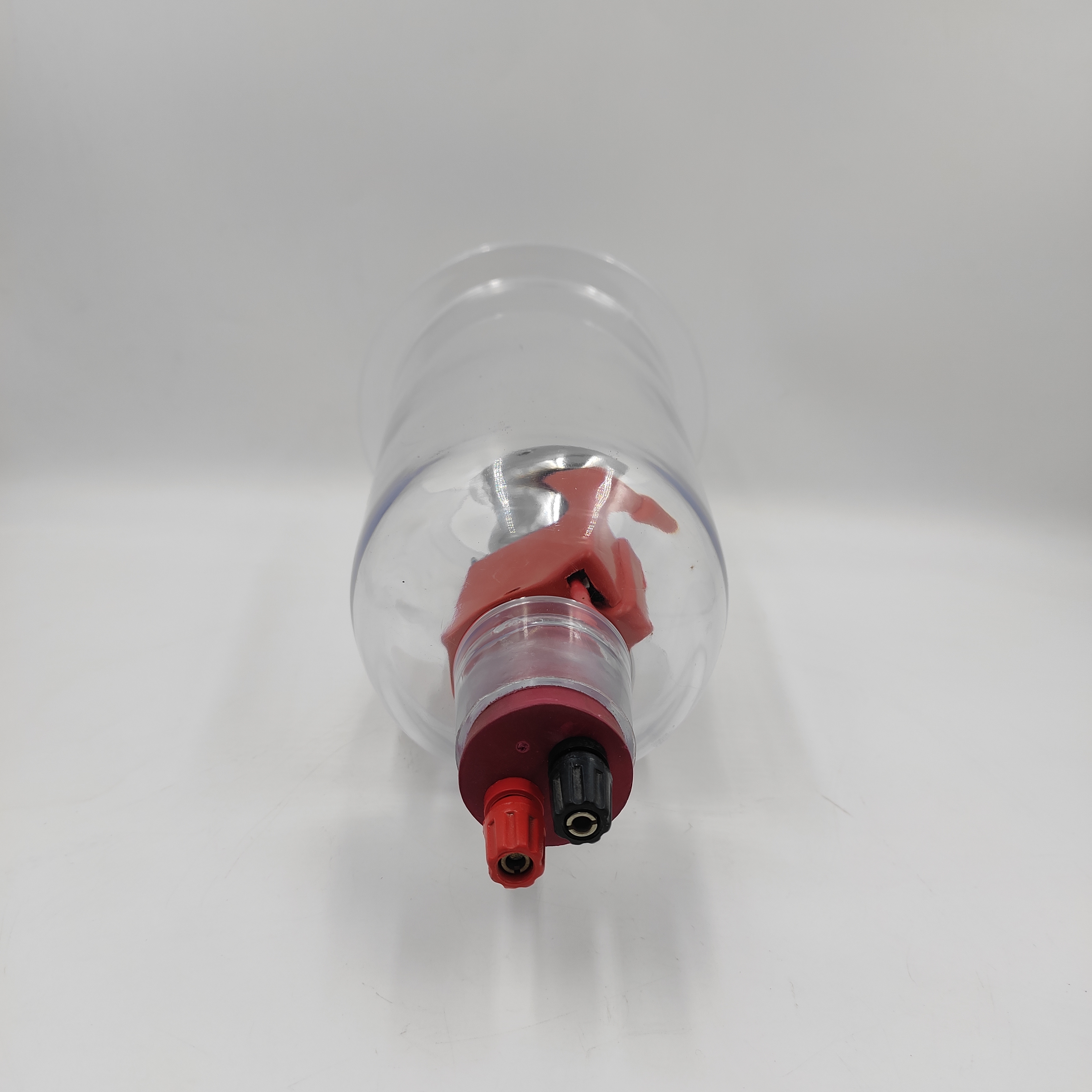 Lexbax Acrylic jar with bell 12V DC Operated Used for educational Experiments,Colleges/Schools Pack of 1