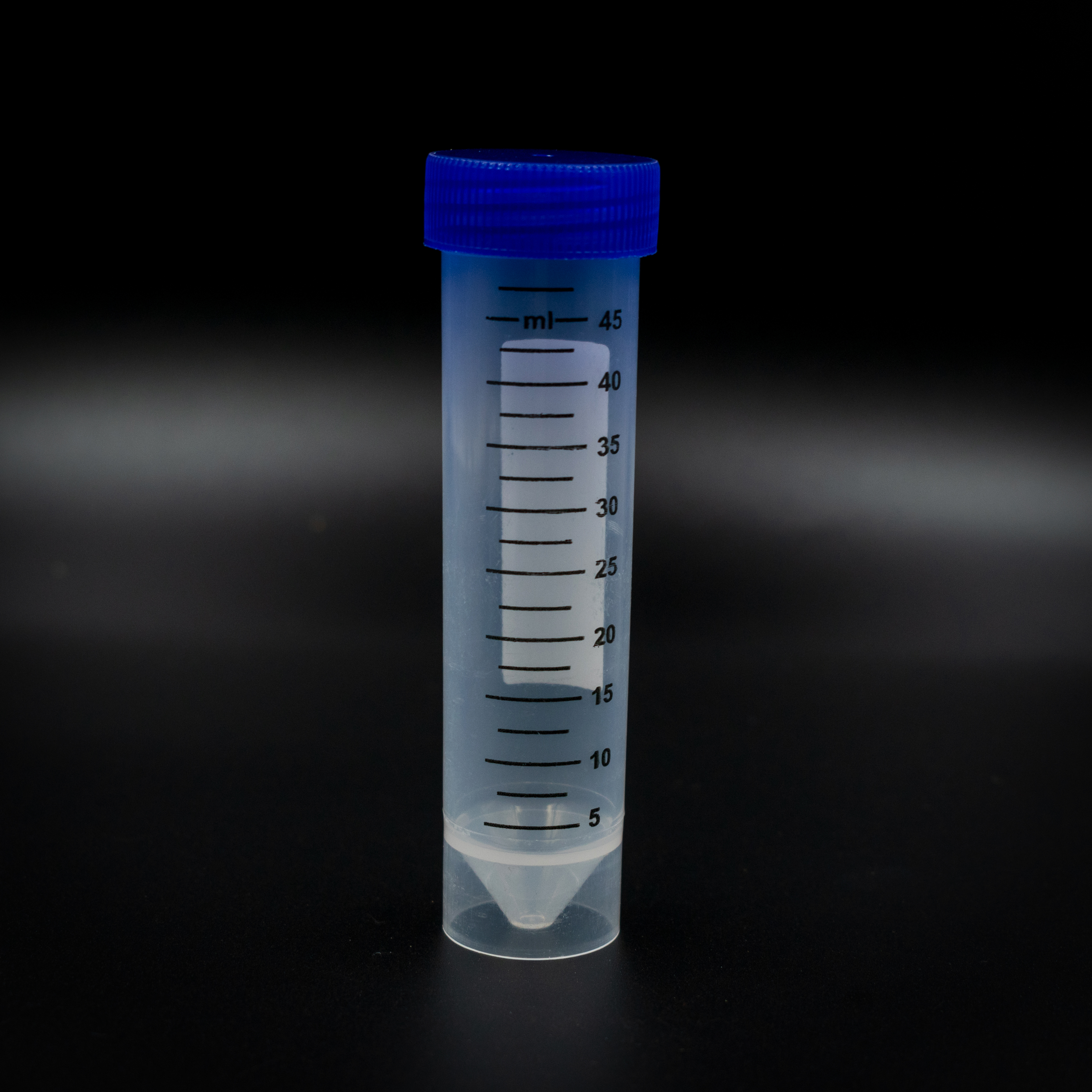 Lexbax 50 ml Rimmed Polypropylene Test Tube Self Standing Pack of 10