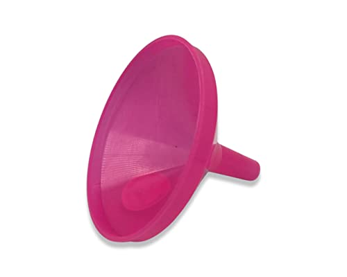 Lexbax Lab Funnel 4 inches transparent long neck school collage lab Pack of 12pc