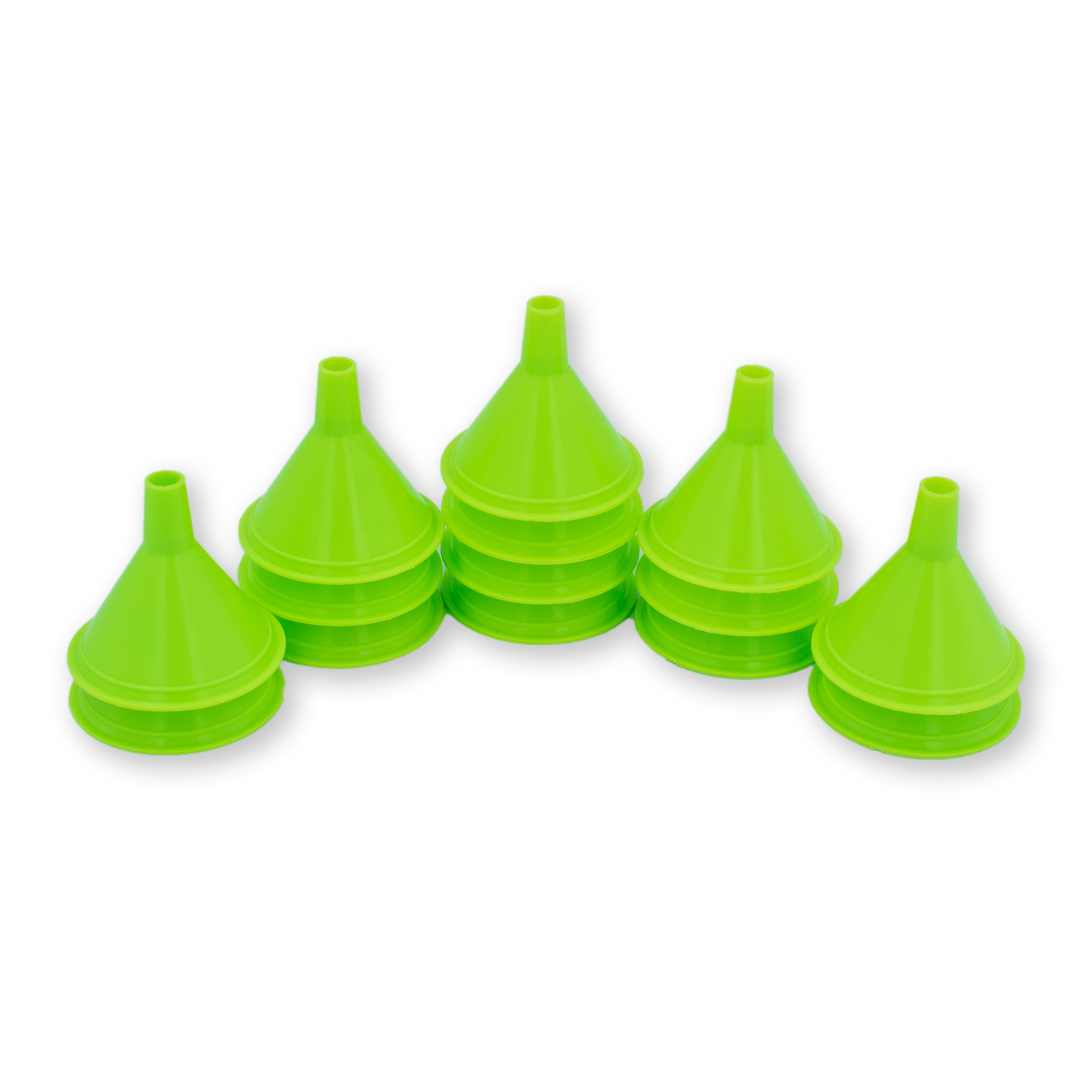 Lexbax Lab Funnel 2 inches transparent long neck school college lab Pack of 12pc