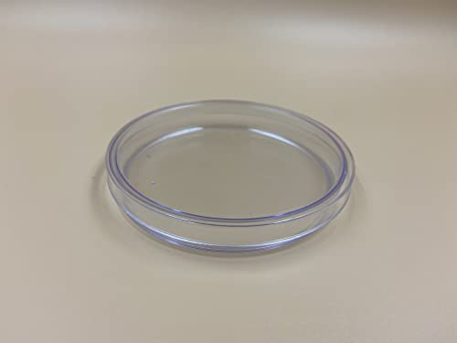Lexbax Sterile Patri dish with Lid, 90mm Dia x 15mm Deep Patridish Pack of 25 pc