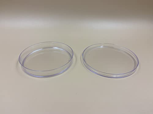 Lexbax Sterile Patri dish with Lid, 90mm Dia x 15mm Deep Patridish Pack of 25 pc