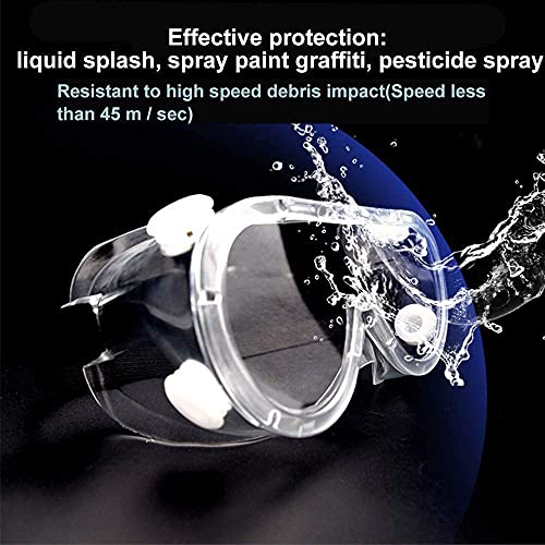 LexBax Anti-Fog Protective Safety goggles for experiments clear class for lab Pack of 1 pc