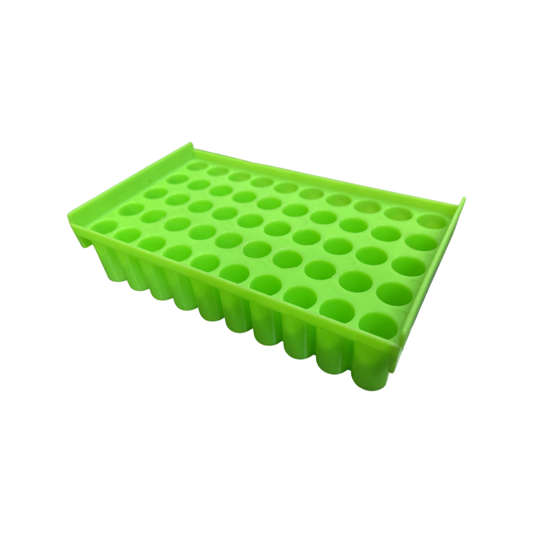 Ria Vials Stand test tube wrack 50 holes for 12mm tubes or vials Reversible type