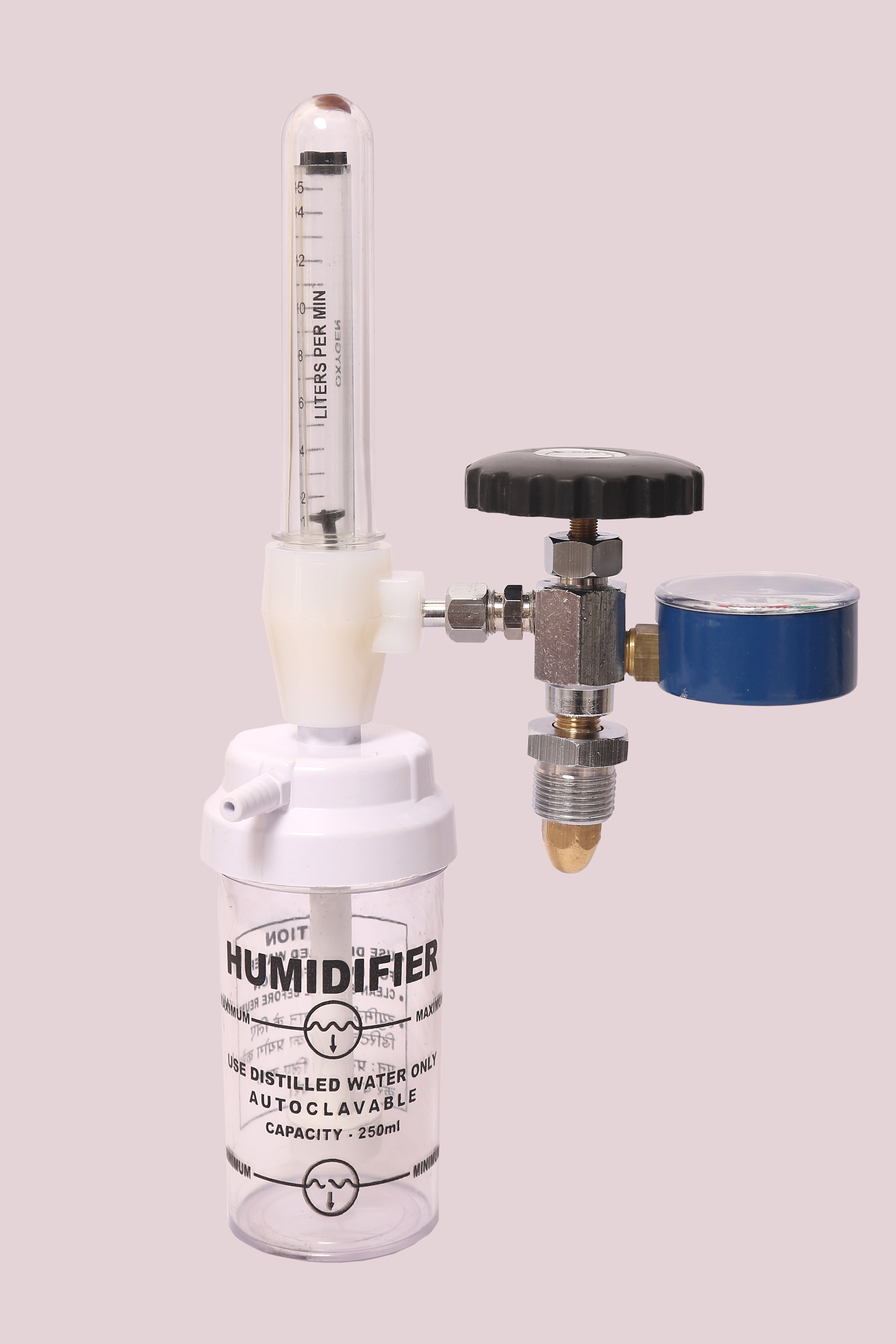 LexBax Oxygen flow meter hospital cyliner use imported model pack of 1