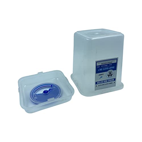 LexBax 1.5 liter needle hub cutter empty container Pack of 2pc