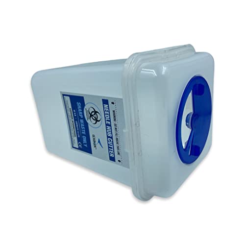 LexBax 1.5 liter needle hub cutter empty container Pack of 2pc